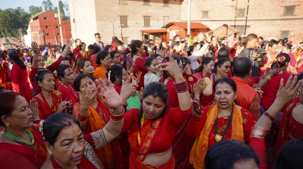 पशुपतिमा तीजको भीड, त्रुटिरहित दर्शनका लागि सुरक्षा कडा